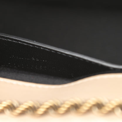 Saint Laurent Smooth Calfskin Medium Braided Monogram Kate Satchel Nude Powder 7 of 12