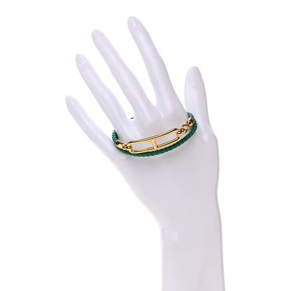 Hermes Swift Roulis Double Tour Bracelet T1 Vert Jade 2 of 5