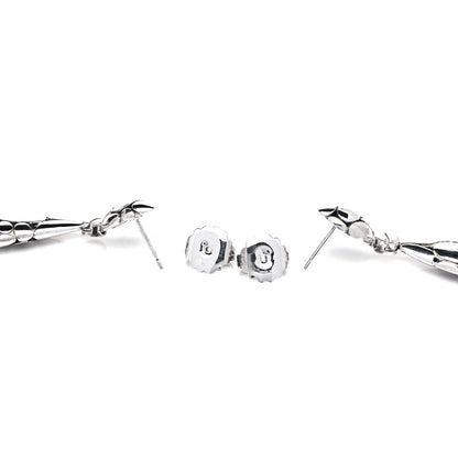 John Hardy Sterling Silver Kali Marquis Drop Earrings 3 of 5