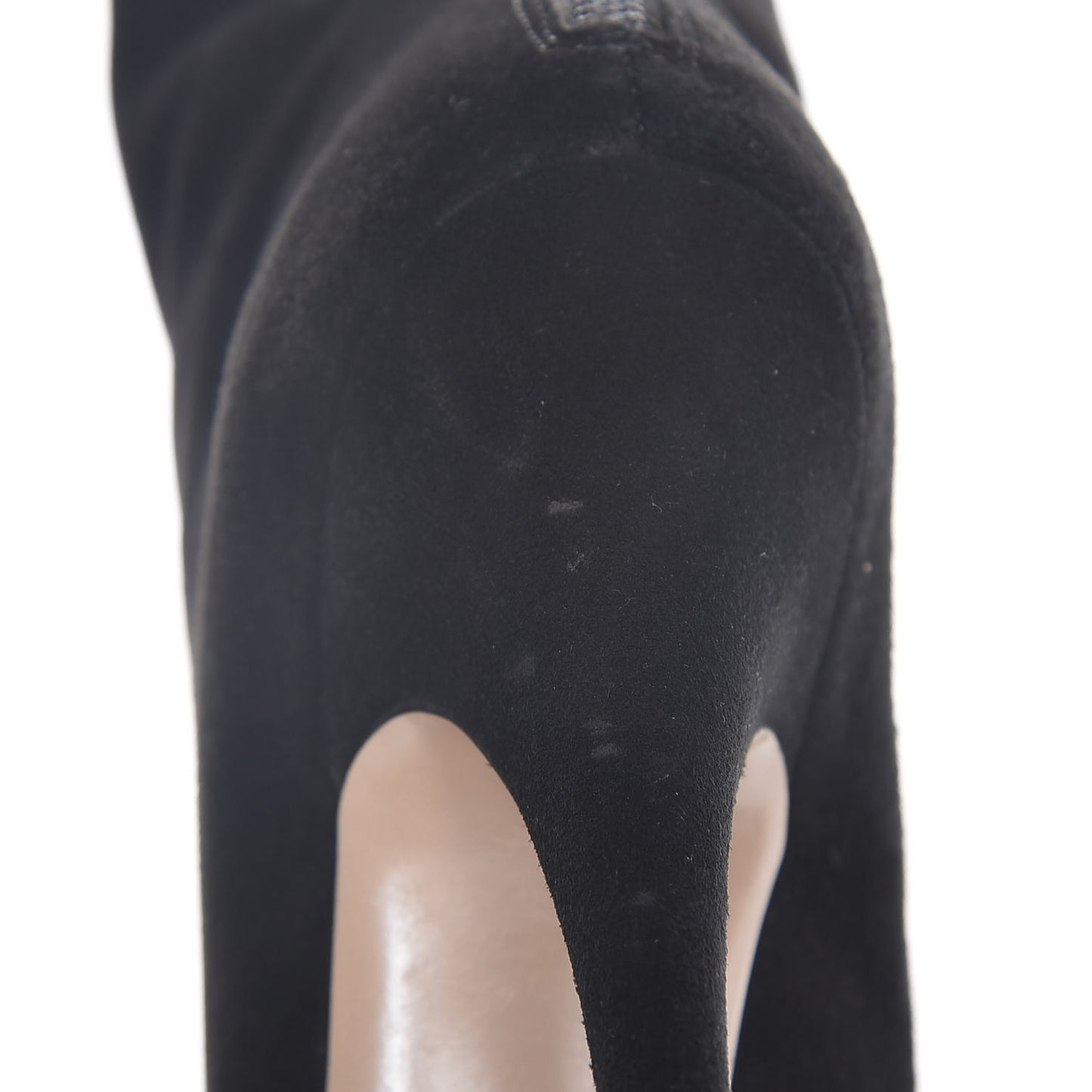 Suede Rockstud Ankle Boots 38 Black