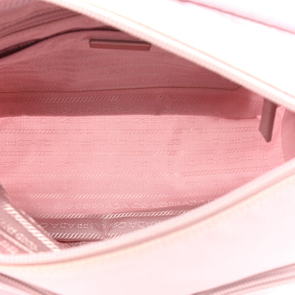 Prada Re-Nylon Vela Saffiano Pocket Double Buckle Messenger Shoulder Bag Alabastro 5 of 10