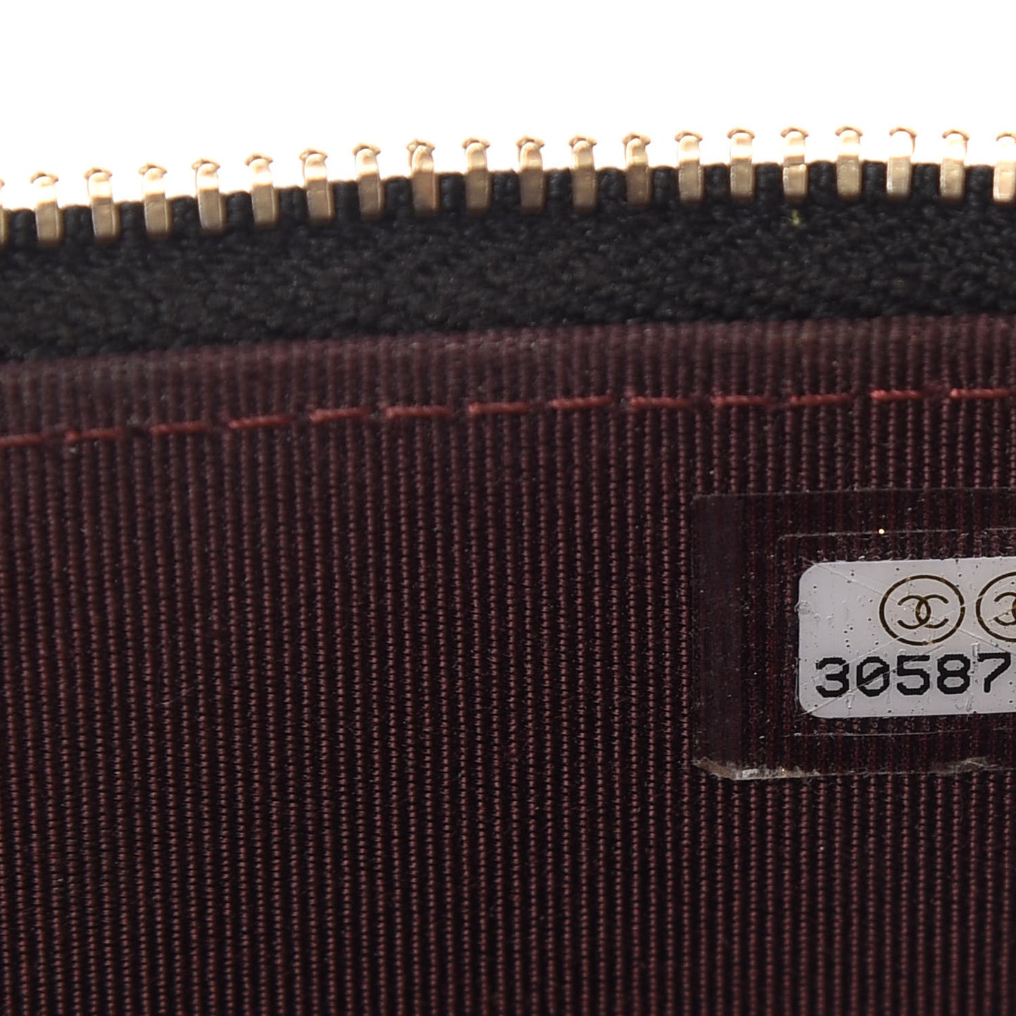 Lambskin Quilted Mini Vanity Case With Chain Black