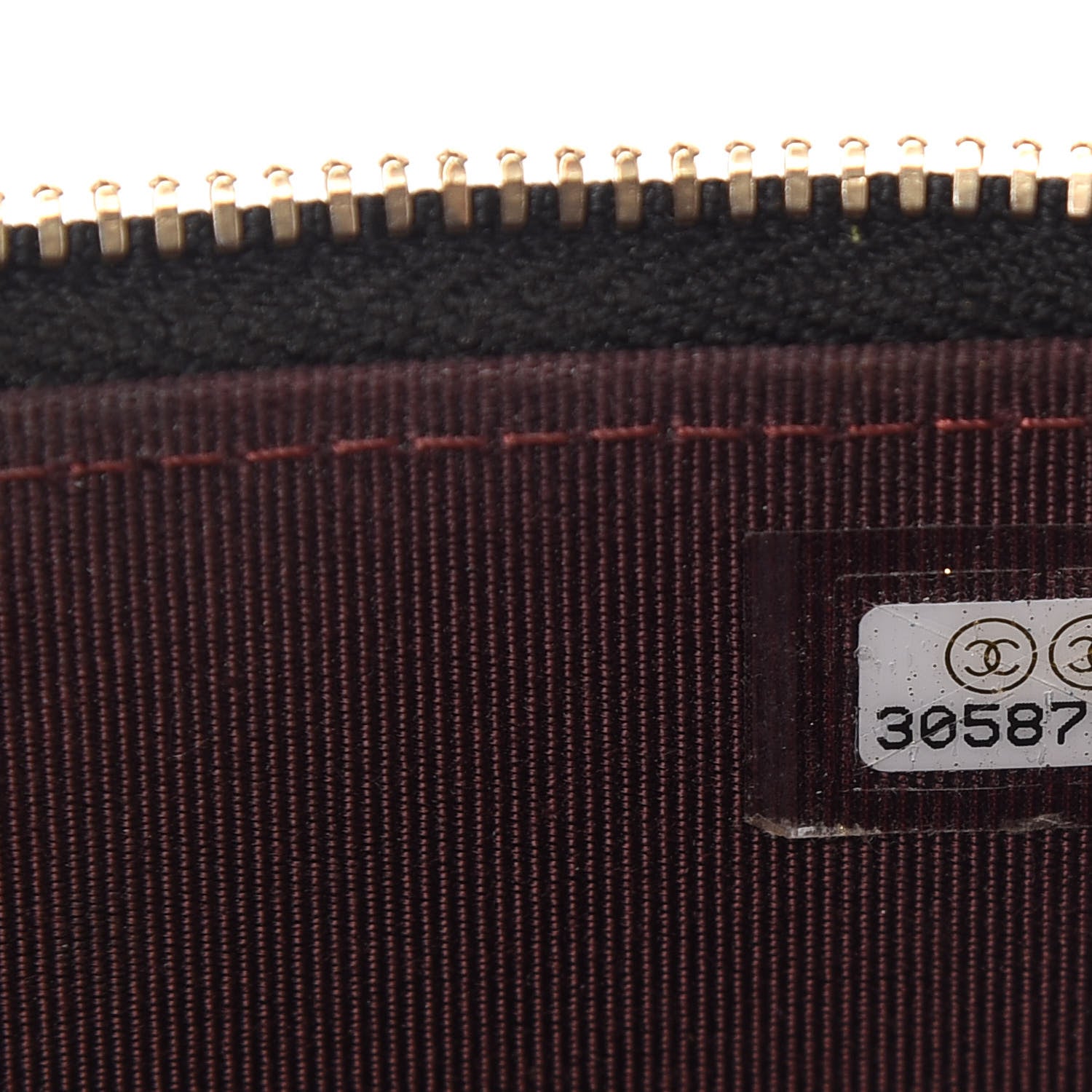 Chanel Lambskin Quilted Mini Vanity Case With Chain Black 9 of 10