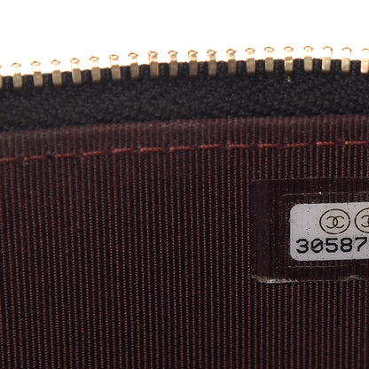 Chanel Lambskin Quilted Mini Vanity Case With Chain Black 9 of 10