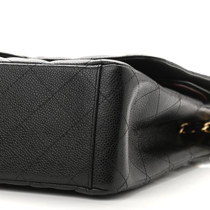 Chanel Caviar Quilted Maxi Double Flap Black 6 of 10