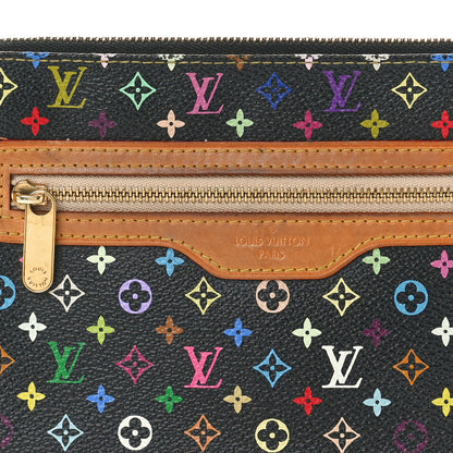 Louis Vuitton Monogram Multicolor Pochette Plate GM Black 7 of 8