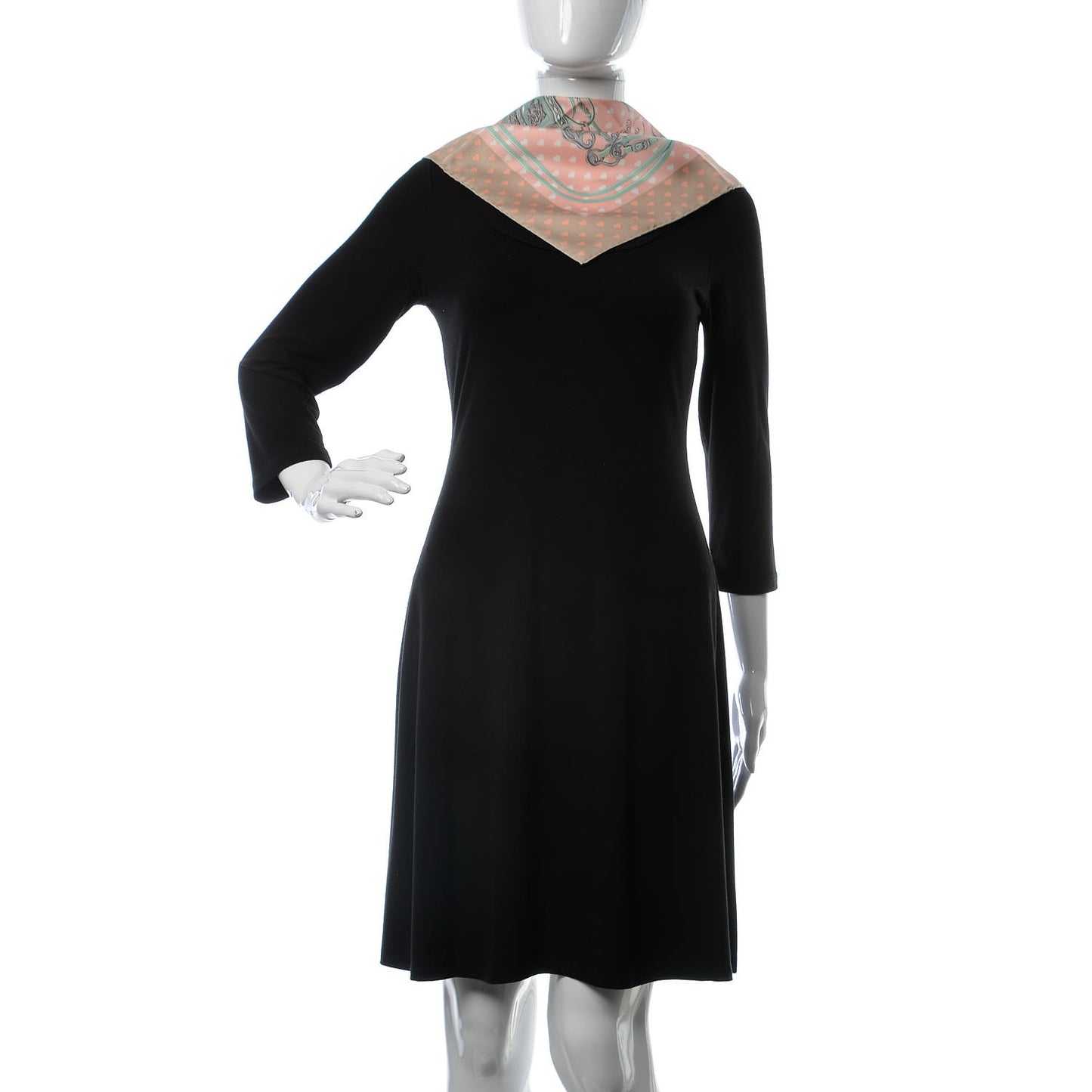 Silk Brides De Gala Love Pocket Square Black