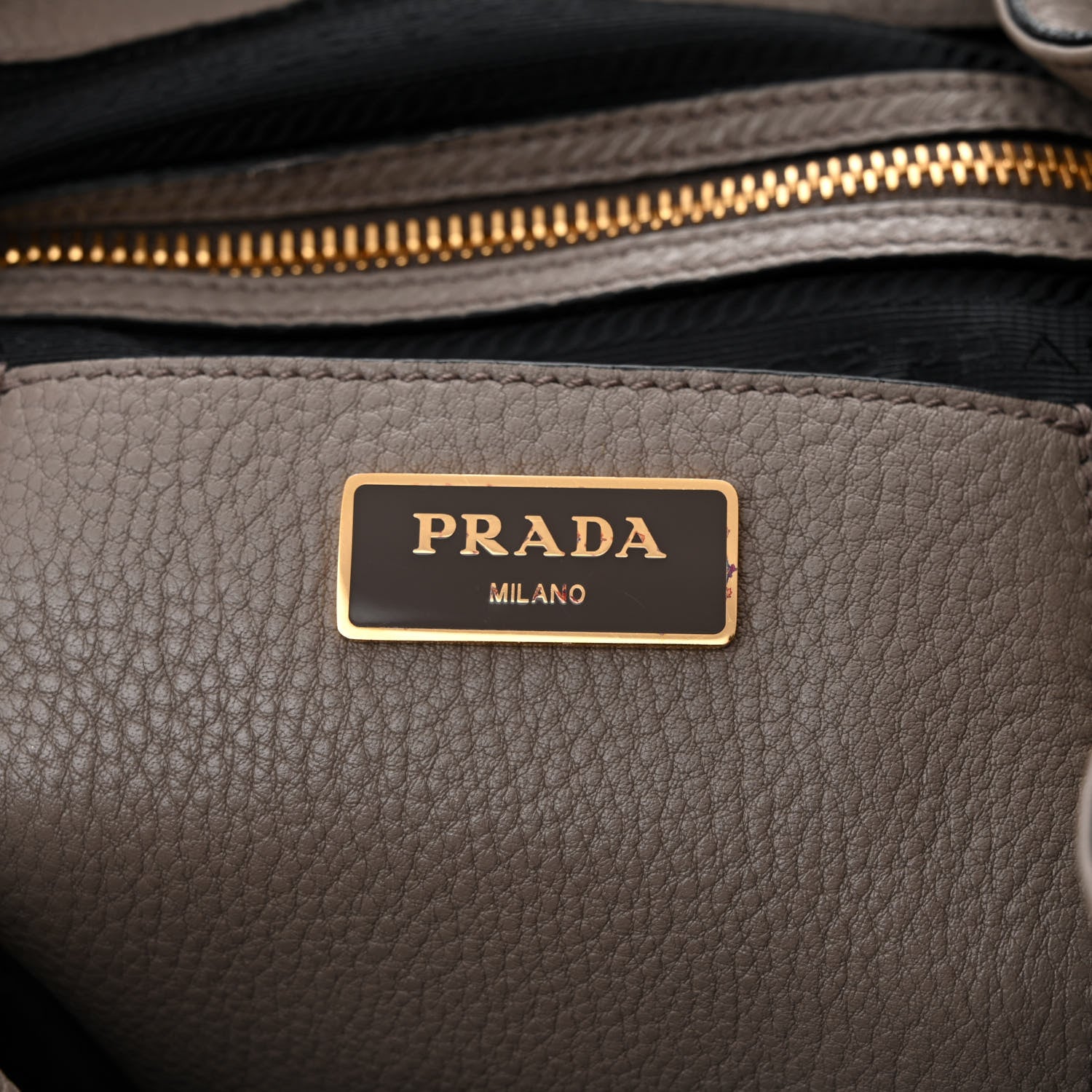 Prada Vitello Daino Backpack Argilla 6 of 13