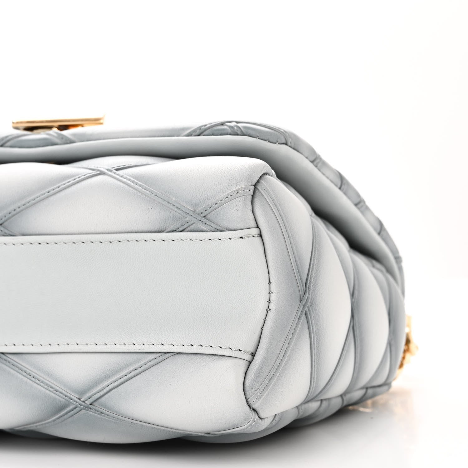 Louis Vuitton Lambskin Malletage GO-14 MM Ecume 9 of 9