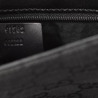 Gucci Monogram Messenger Bag Black 6 of 10