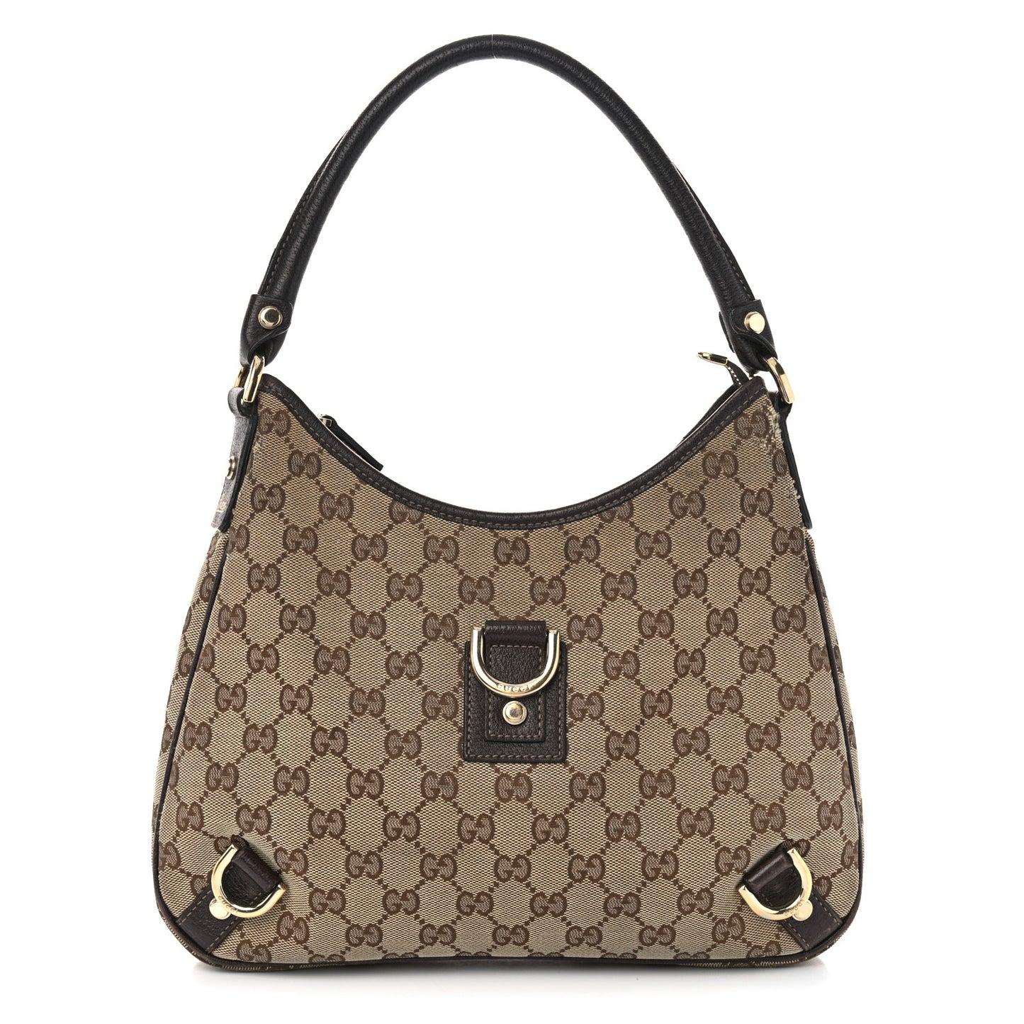Monogram Medium Abbey D Ring Hobo Brown