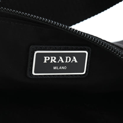 Prada X UNIVERSAL STUDIOS Tessuto Nylon Montagna Frankenstein Print Multi Zip Belt Bag Black Menta 6 of 9