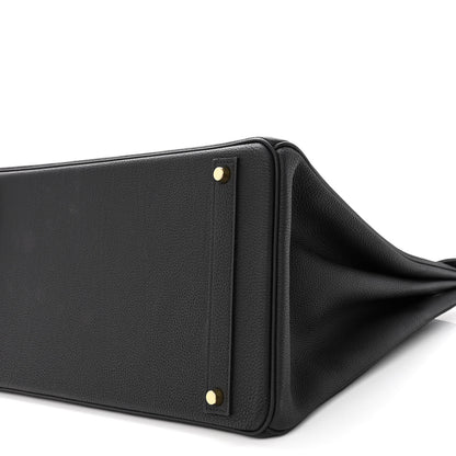 Hermes Togo Birkin 40 Black 10 of 12