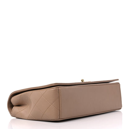 Chanel Sheepskin Quilted Vintage Mademoiselle Flap Beige 4 of 13