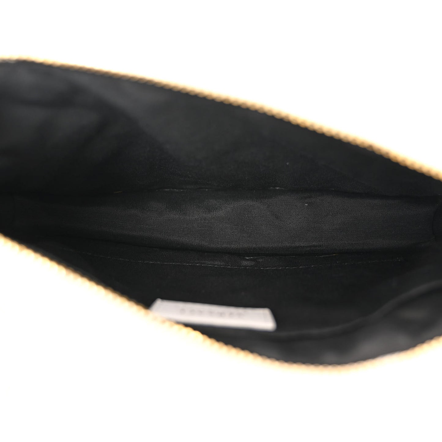 Calfskin Quilted Small Tribute Icon Pouch White