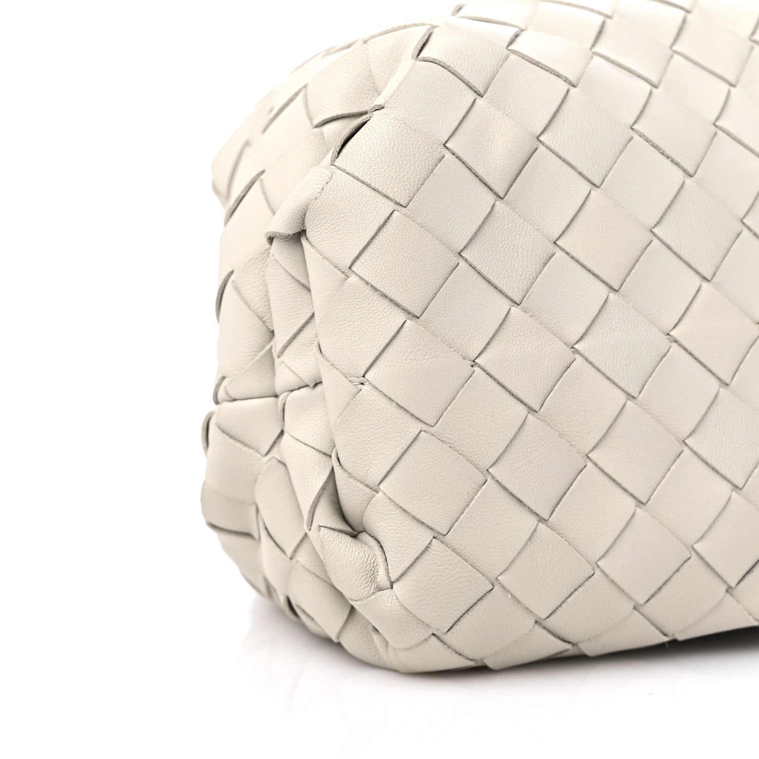 Bottega Veneta Nappa Maxi Intrecciato The Pouch Oversized Clutch Plaster 8 of 9