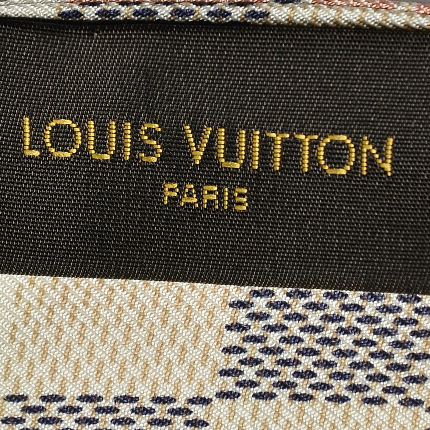 Silk Damier Azur Tahitienne Bandeau Rose Ballerine