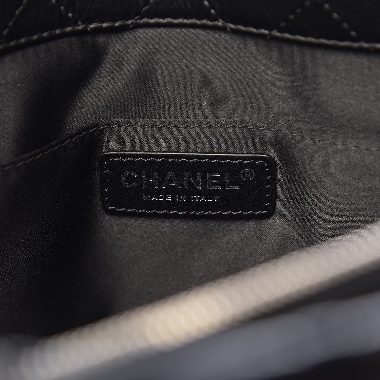 Chanel Calfskin Quilted Large Chic and Soft Shopping Tote Black 6 of 10