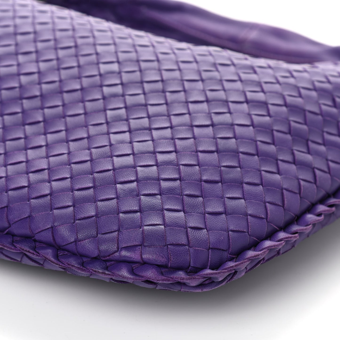 Nappa Intrecciato Small Veneta Hobo Anemone