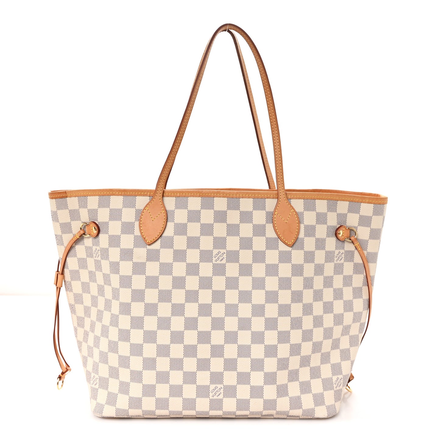 Damier Azur Neo Neverfull MM Rose Ballerine