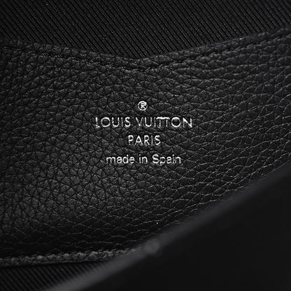 Louis Vuitton Calfskin Lockme II Wallet Black 6 of 11