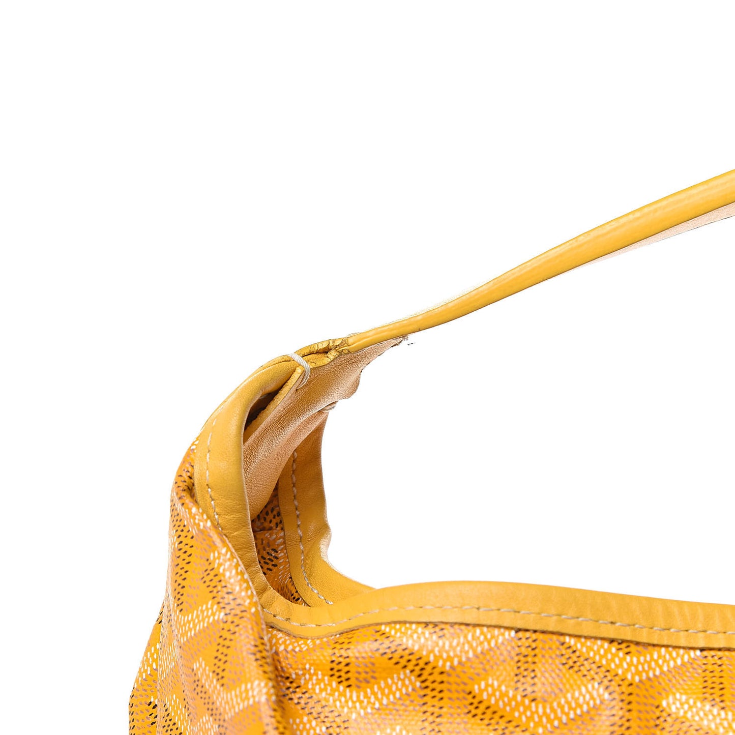Goyardine Fidji Zip Hobo Yellow
