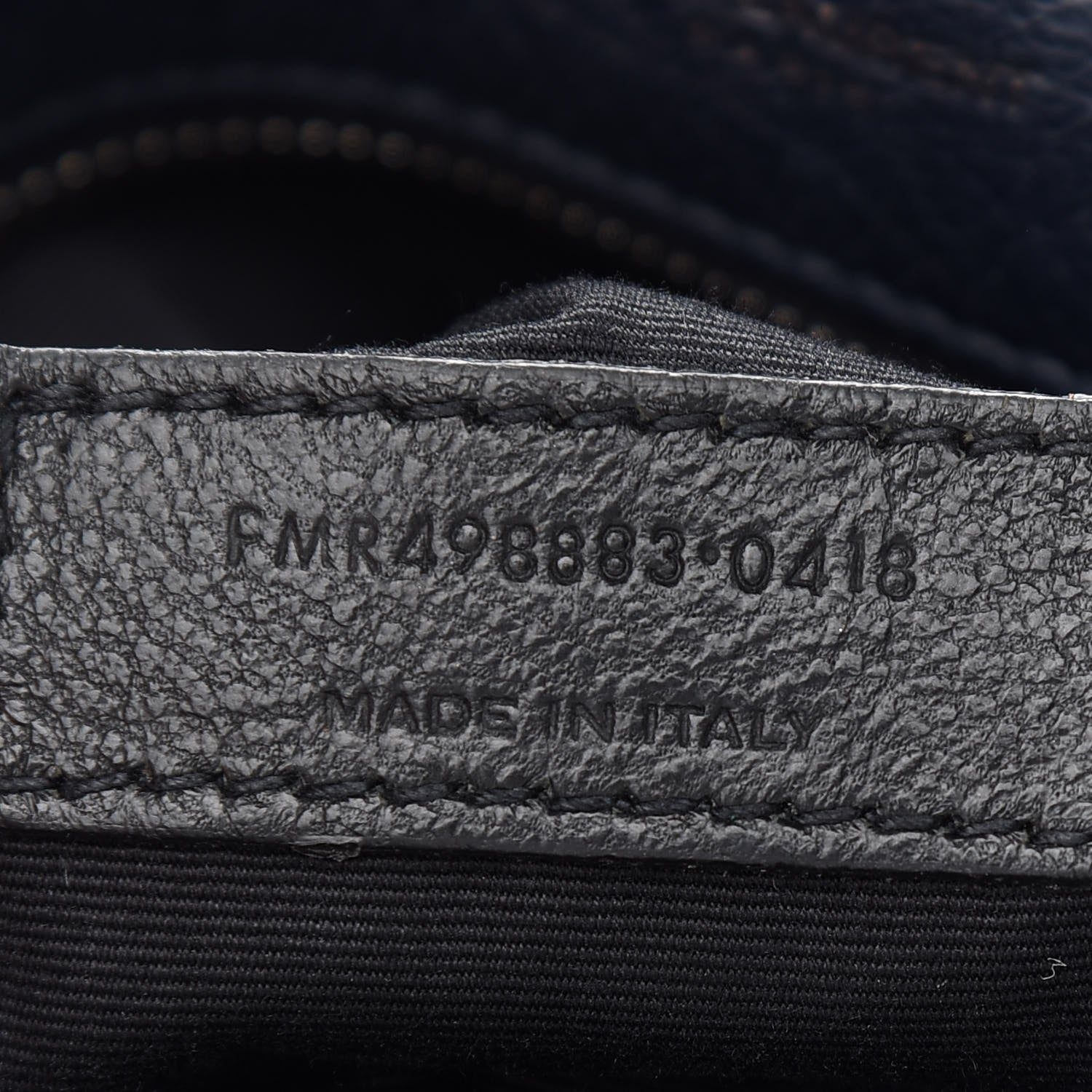 Saint Laurent Crinkled Calfskin Matelasse Monogram Large Niki Chain Satchel Deep Marine 7 of 14