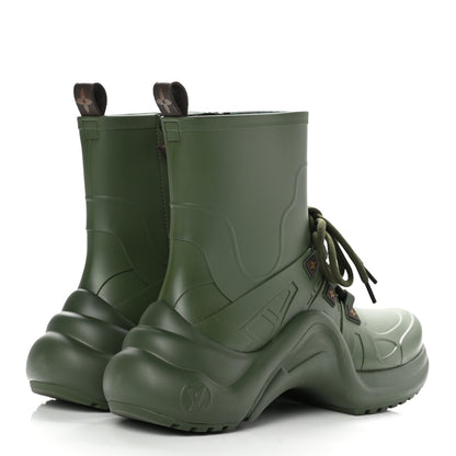 Louis Vuitton Mat Rubber Monogram LV Archlight Sneaker Boots 39 Kaki 5 of 9