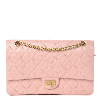 Chanel Aged Calfskin Quilted 2.55 Reissue 226 Flap Light Pink 1 of 10