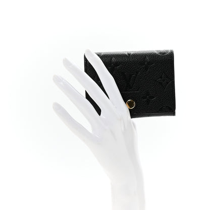 Louis Vuitton Empreinte Business Card Holder Black 2 of 6