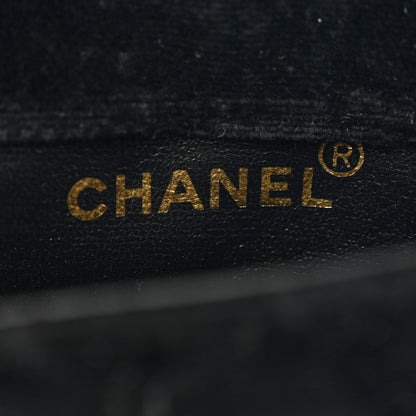 Chanel Velvet Quilted Extra Mini Rectangular Flap Black 6 of 10