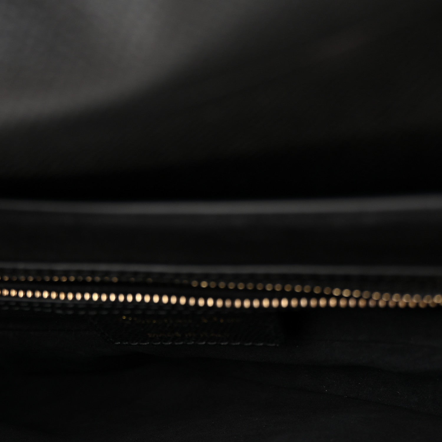 Christian Dior Grained Calfskin Saddle Bag With Strap Black 5 of 10