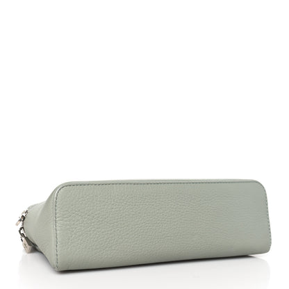 Loro Piana Grained Calfskin L19 Extra Pocket Pouch Eucalyptus 4 of 8