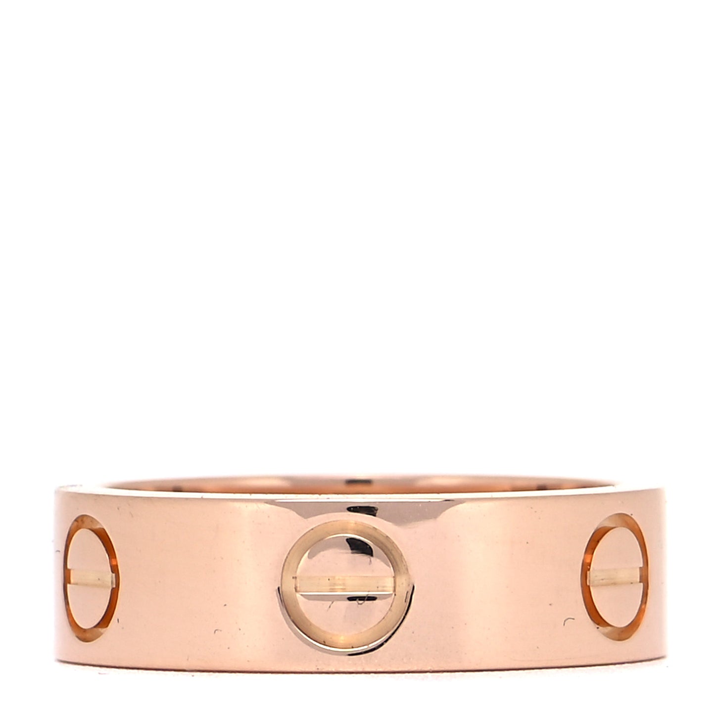 18K Pink Gold 5.5mm LOVE Ring 51 5.75