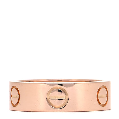Cartier 18K Pink Gold 5.5mm LOVE Ring 51 5.75 3 of 4