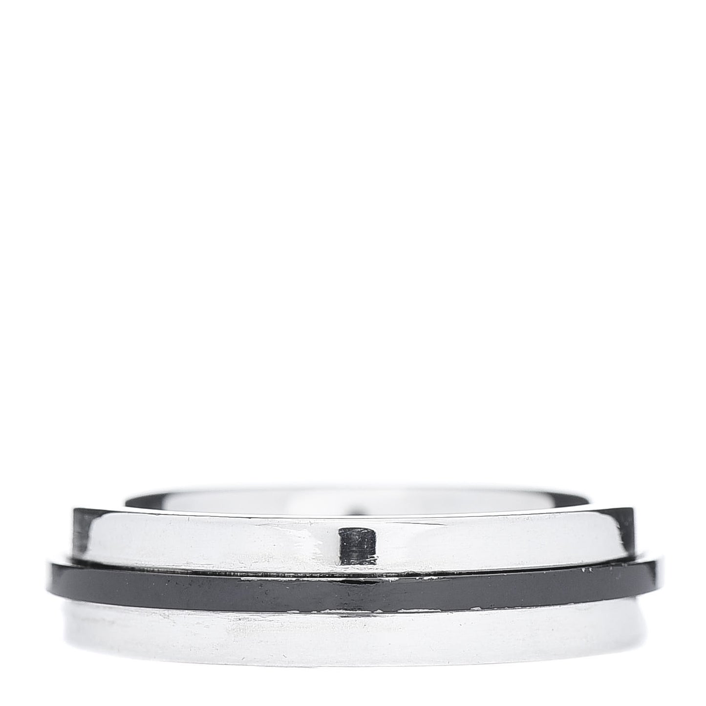 Sterling Silver Titanium T Two Ring 58 8.25