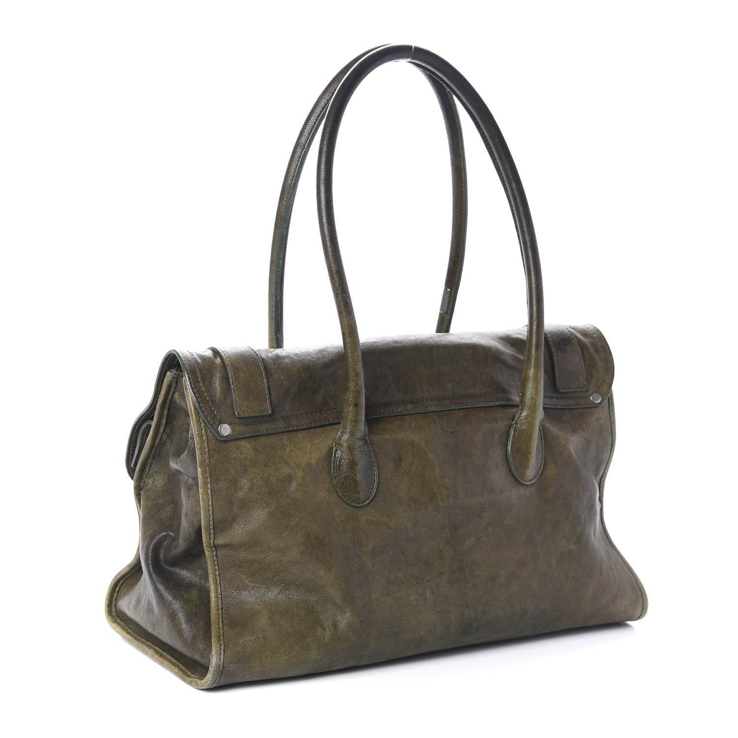 Proenza Schouler Lambskin Small PS1 Keep All Military 3 of 12