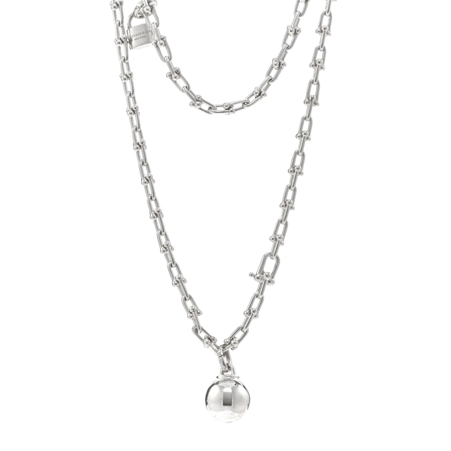 Tiffany Sterling Silver HardWear Wrap Necklace 1 of 4