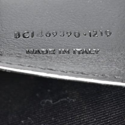 Saint Laurent Metallic Calfskin Crocodile Embossed Small Classic Monogram Kate Tassel Satchel Pink 8 of 11