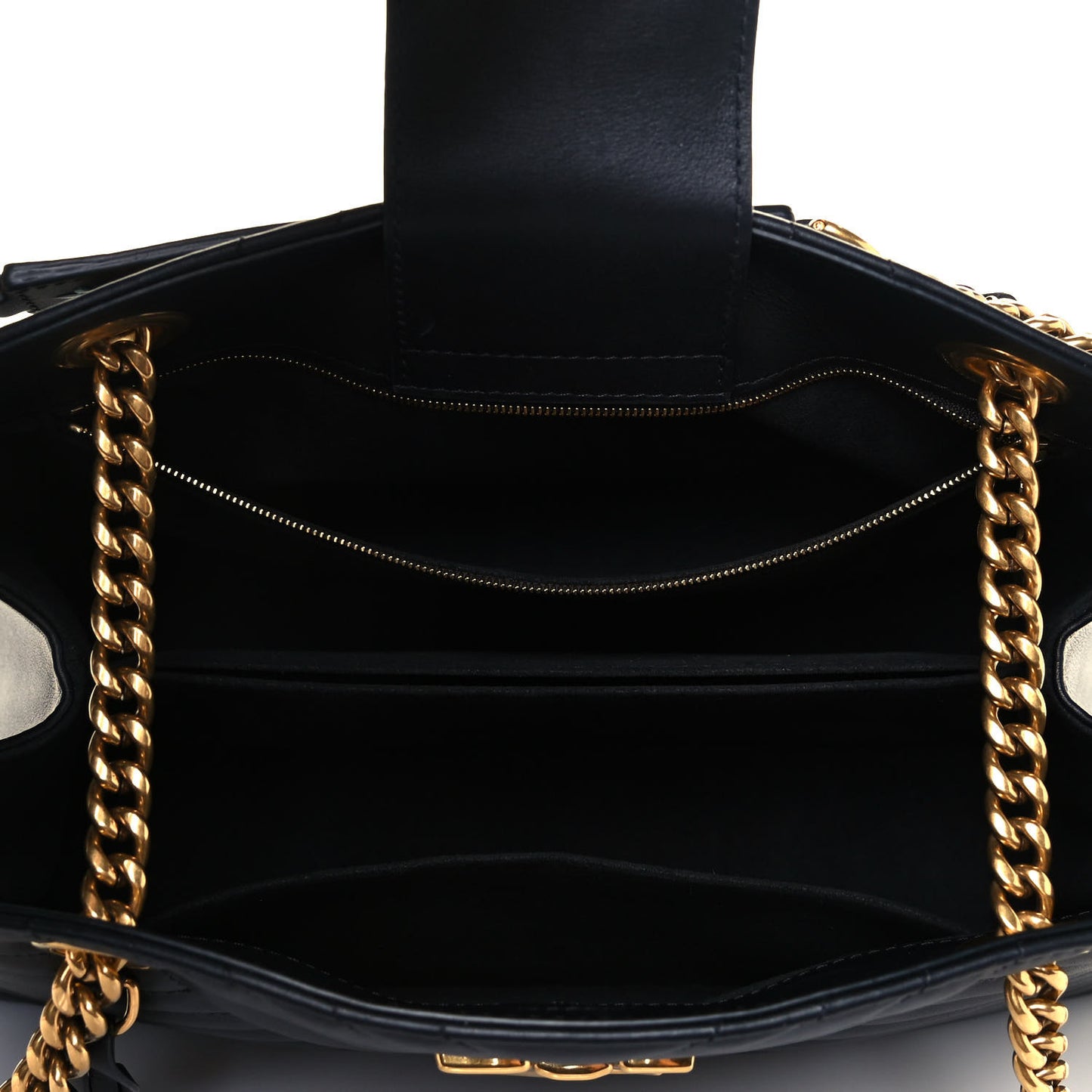 Calfskin New Wave Chain Tote Black