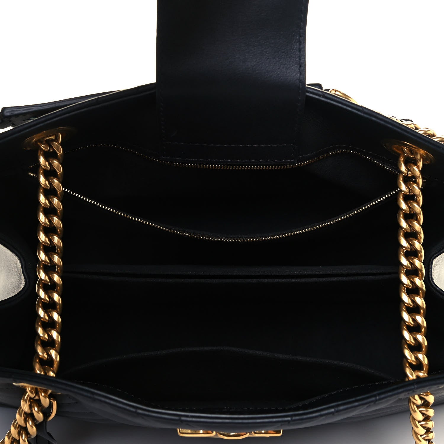 Louis Vuitton Calfskin New Wave Chain Tote Black 5 of 13