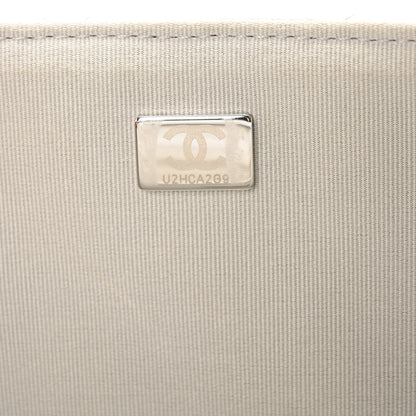Chanel Metallic Lambskin Quilted XXL Travel Flap Bag Silver 7 of 10