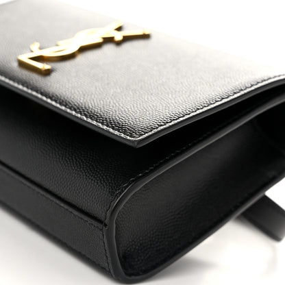 Saint Laurent Grain De Poudre Monogram Kate Belt Bag Black 9 of 10