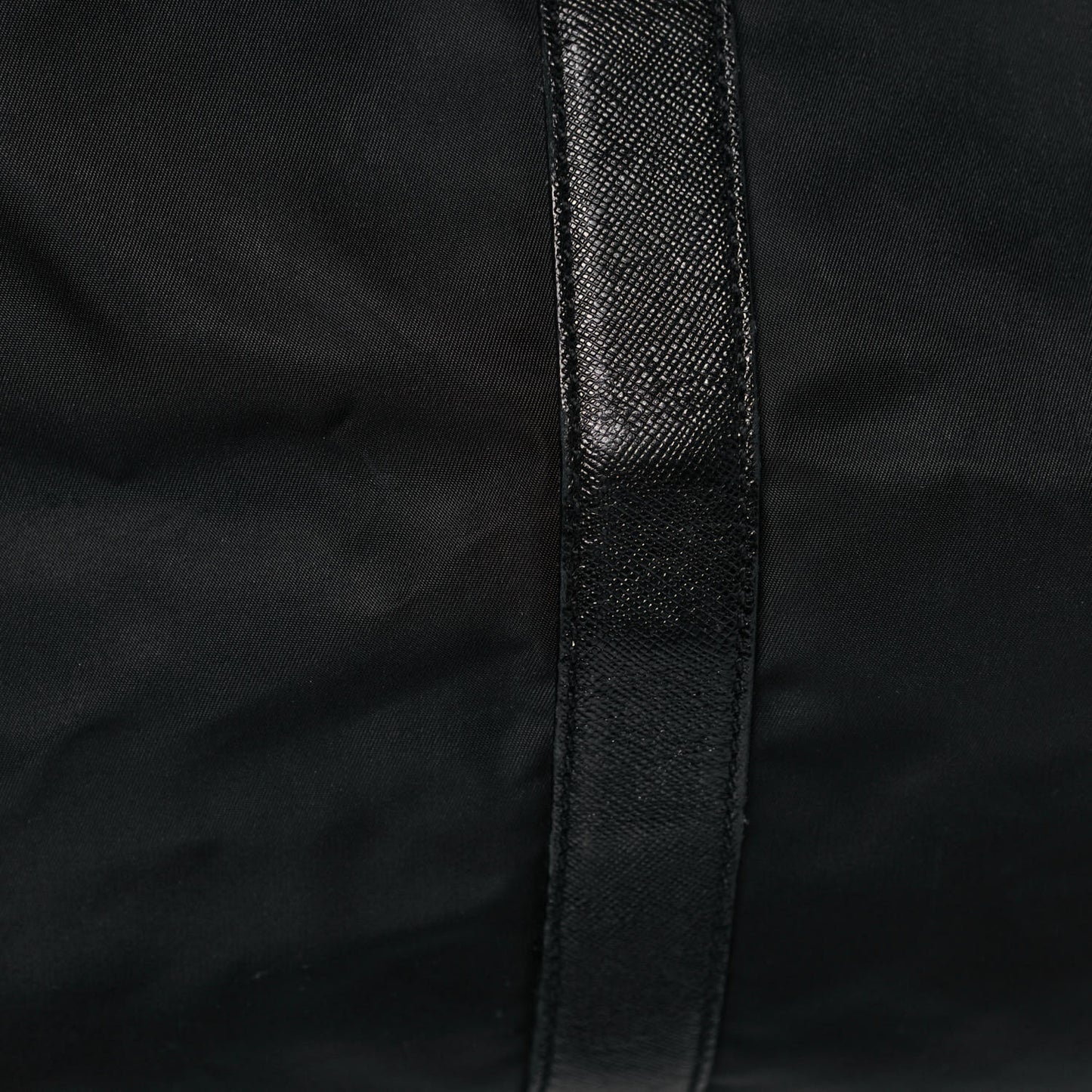 Tessuto Nylon Saffiano Duffle Black