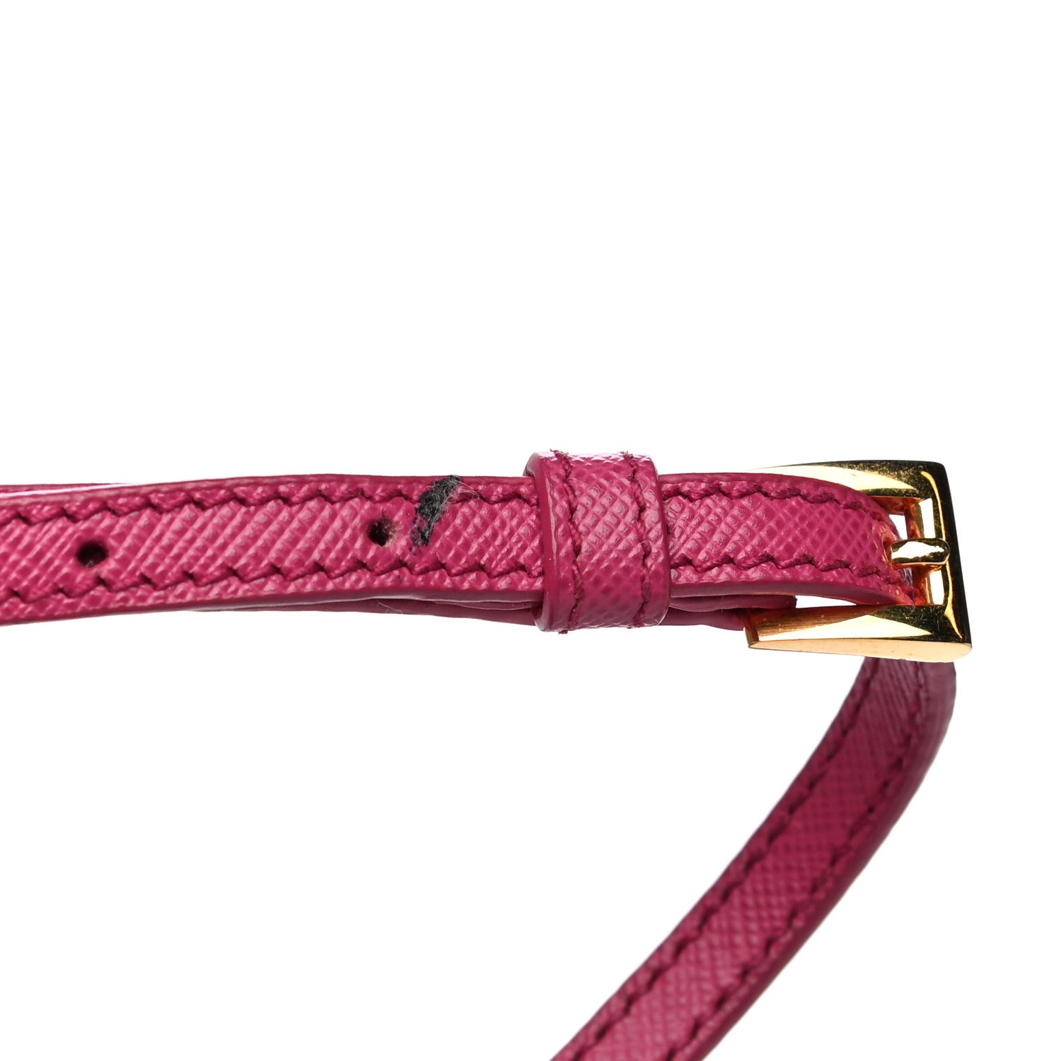 Prada Saffiano Lux Micro Galleria Double Zip Tote Fuxia 9 of 12