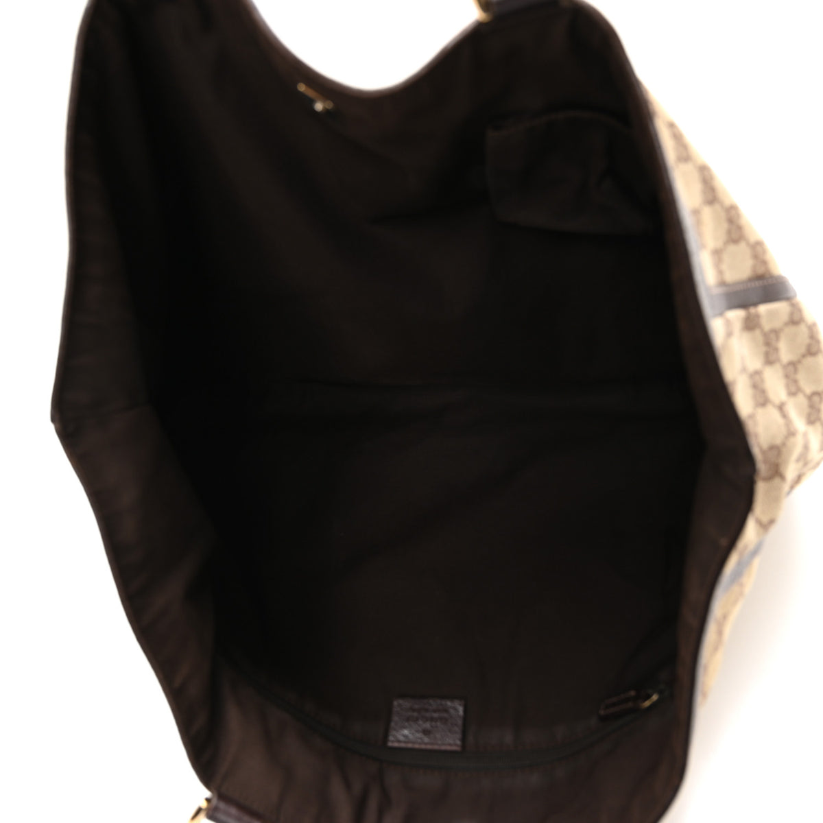 Gucci Monogram Large Abbey Tote Dark Brown 5 of 10