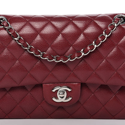 Chanel Caviar Quilted Medium Double Flap Red 10 of 11