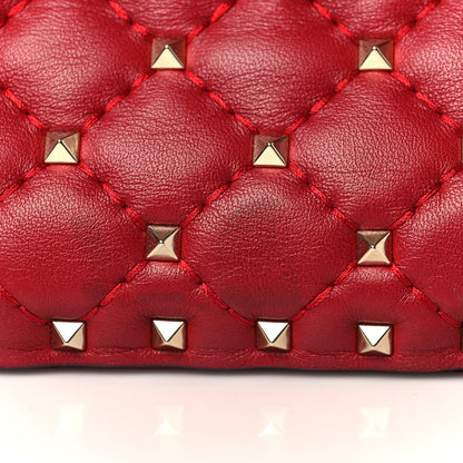 Valentino Garavani Nappa Medium Rockstud Spike Shoulder Bag Rosso Valentino 9 of 9