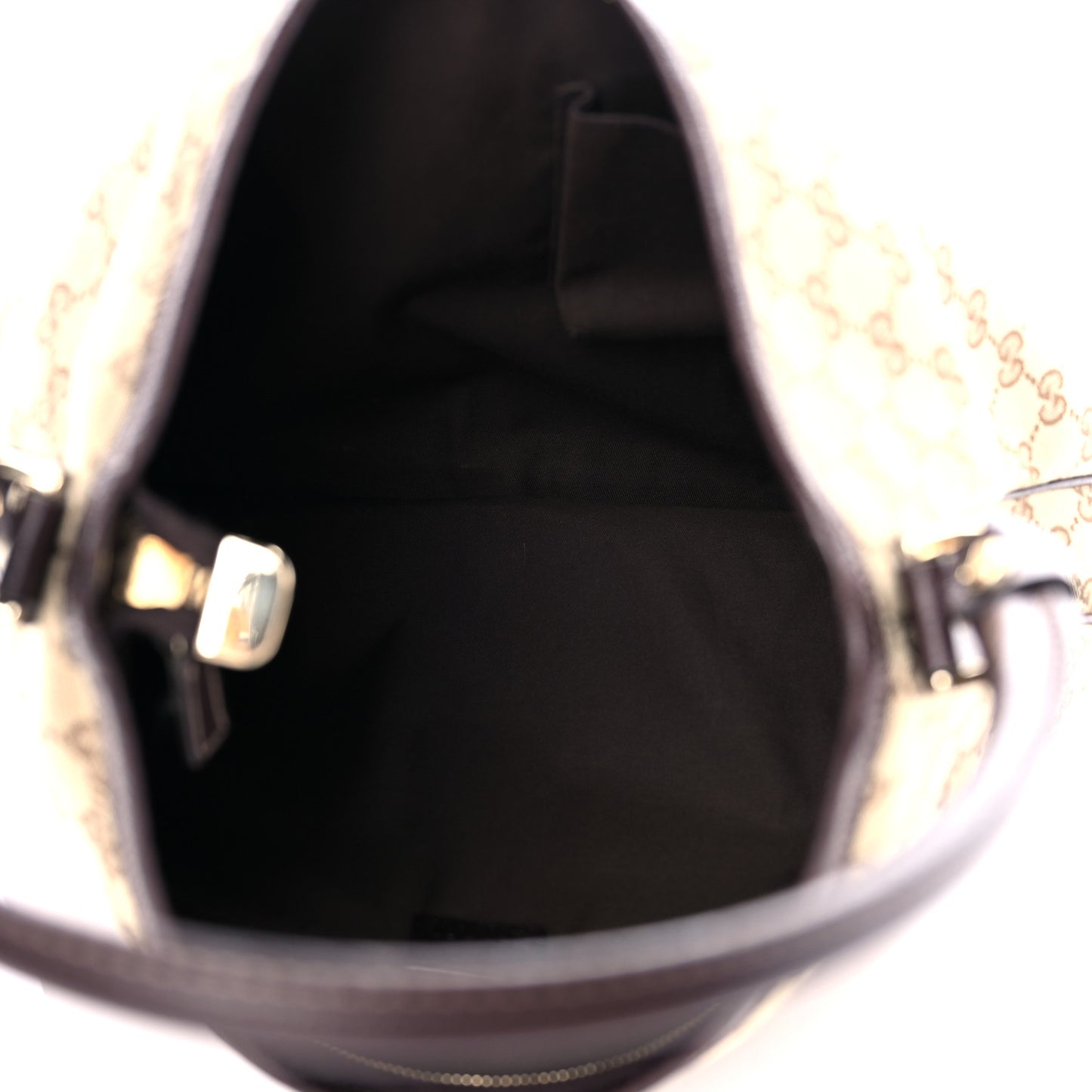 Monogram Large Abbey D Ring Hobo Dark Brown