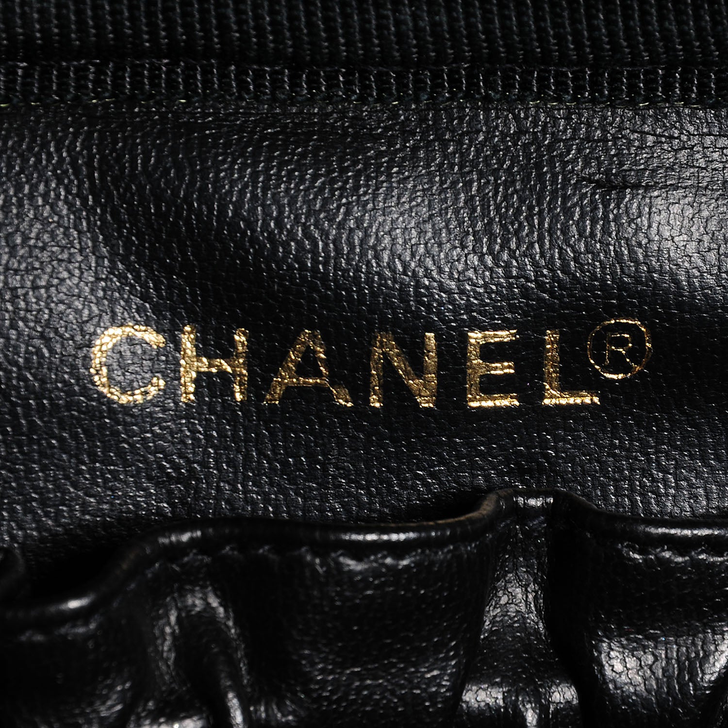 Chanel Caviar Vanity Cosmetic Case Black 6 of 8